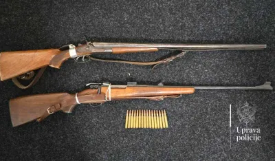 &Scaron;avnik: oduzete dvije pu&scaron;ke i municija u ilegalnom posjedu