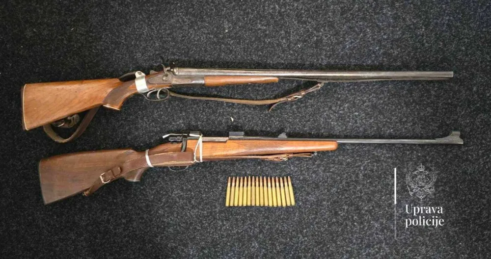 &Scaron;avnik: oduzete dvije pu&scaron;ke i municija u ilegalnom posjedu