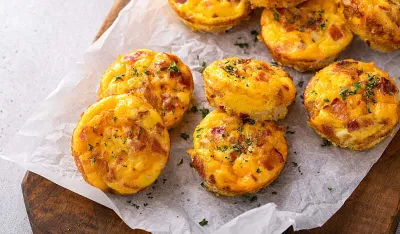 Pripremite brze i mekane kajgana mafine