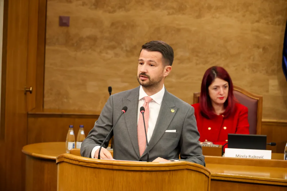 jakov MIlatović u Omladinskom parlamentu