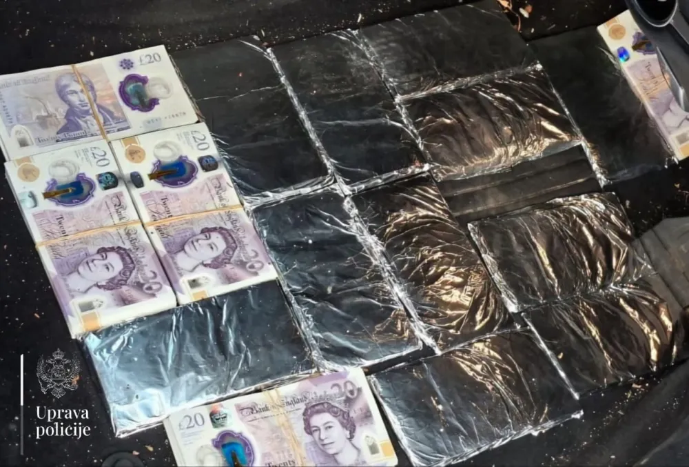 Na Debelom Brijegu zaplijenjeno skoro 59.000 funti, Grku zabranjen ulazak u Crnu Goru