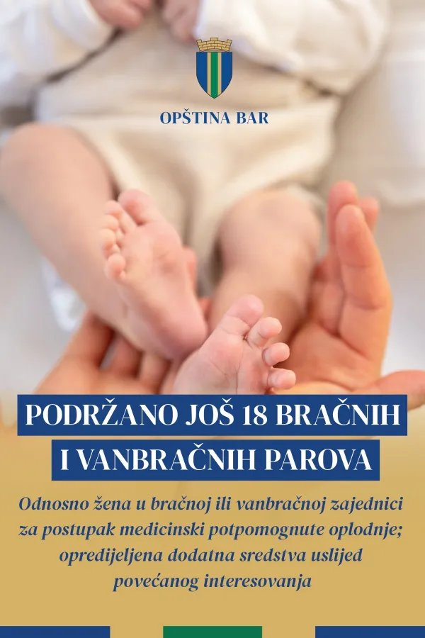 Op&scaron;tina Bar - podr&scaron;ka parovima