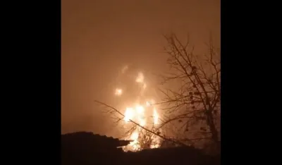 (VIDEO) Dron pogodio skladi&scaron;te nafte u Rusiji