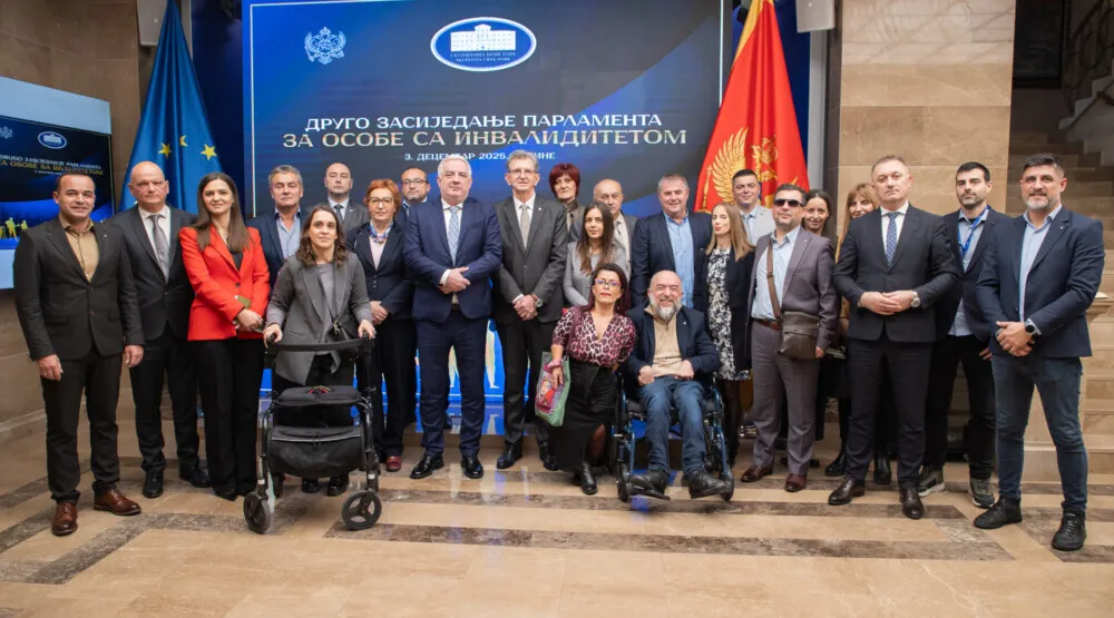 U Skup&scaron;tini Crne Gore održano Drugo zasijedanje Parlamenta za osobe sa invaliditetom