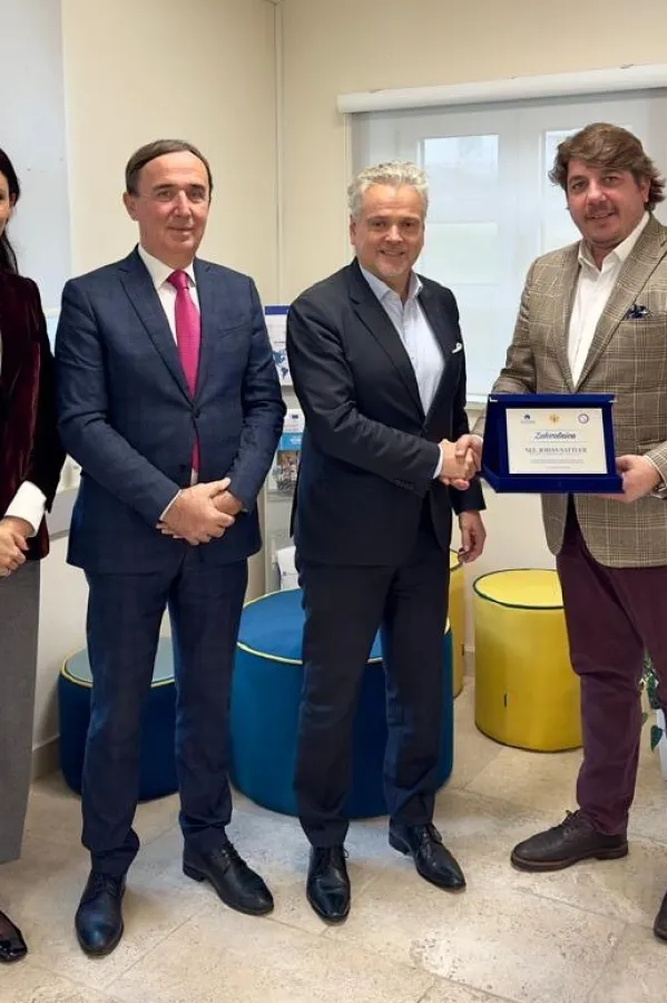 Satleru zahvalnica za doprinos očuvanju životne sredine i podr&scaron;ku Regionalnom vodovodu