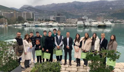Dan mobilnosti mladih:&nbsp;Učenici SM&Scaron; "Danilo Ki&scaron;" posjetili su Luku Budva