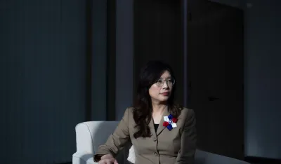 Čeng Li Vun u svojoj kancelariji u Tajpeju, 24. novembra 2025. godine