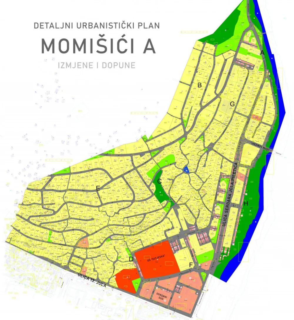 Zaustavljena izrada DUP-a za dio Momi&scaron;ića