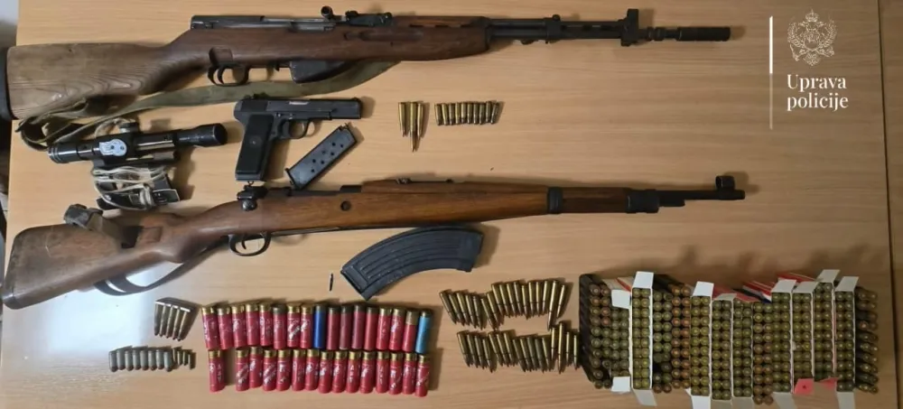 U Plužinama oduzeto oružje i municija