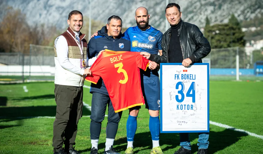 Balić na opro&scaron;taju