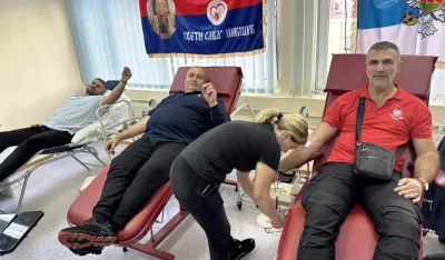 Članova Kluba dobrovoljnih davalaca krvi "Sveti Sava" donirali 46 jedinica krvi