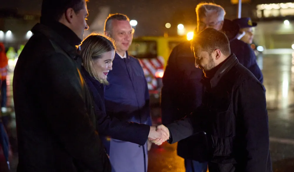 (VIDEO) Zelenski stigao u Brisel na razgovore sa Ruteom, Fon der Lajen i Ko&scaron;tom