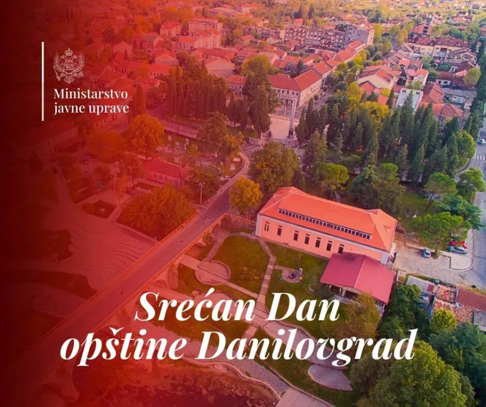 Čestitke povodom Dana op&scaron;tine Danilovgrad