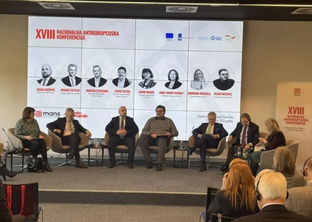 Satler: Mjerljivi rezultati u borbi protiv korupcije uslov za zatvaranje poglavlja 23 i 24