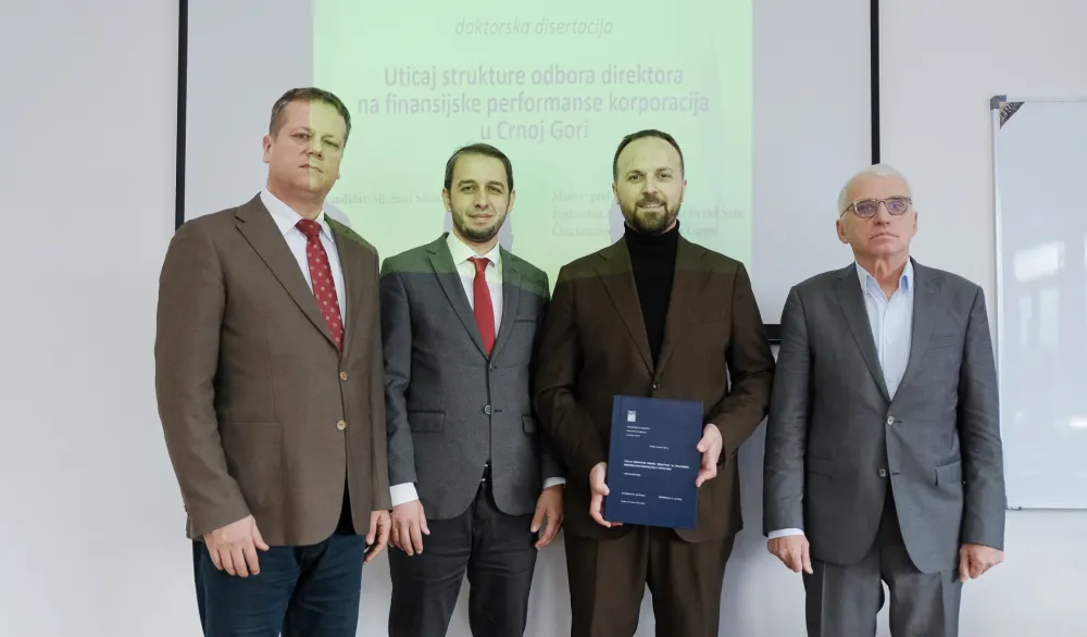 &Scaron;ahman doktorirao u Sarajevu na temu o Crnoj Gori