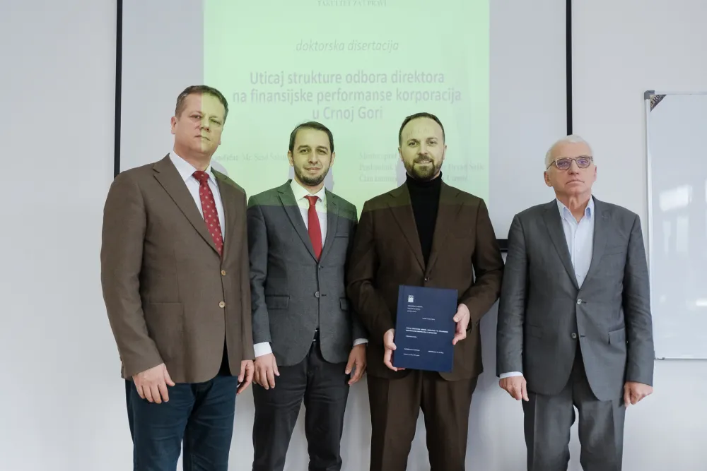 &Scaron;ahman doktorirao u Sarajevu na temu o Crnoj Gori