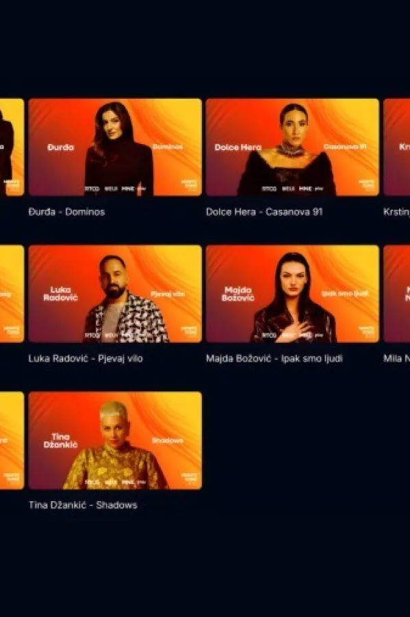 Učesnici Montesonga nastupaju na podgoričkom pazaru