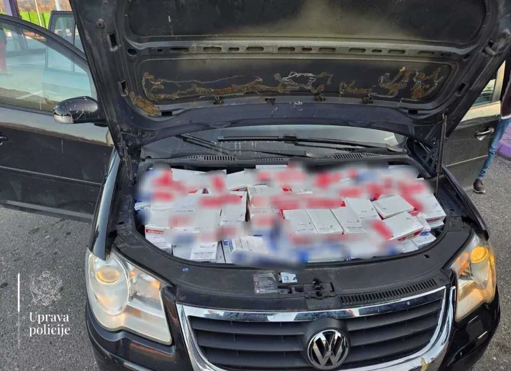 Zaplijenjene cigarete na Sukobinu