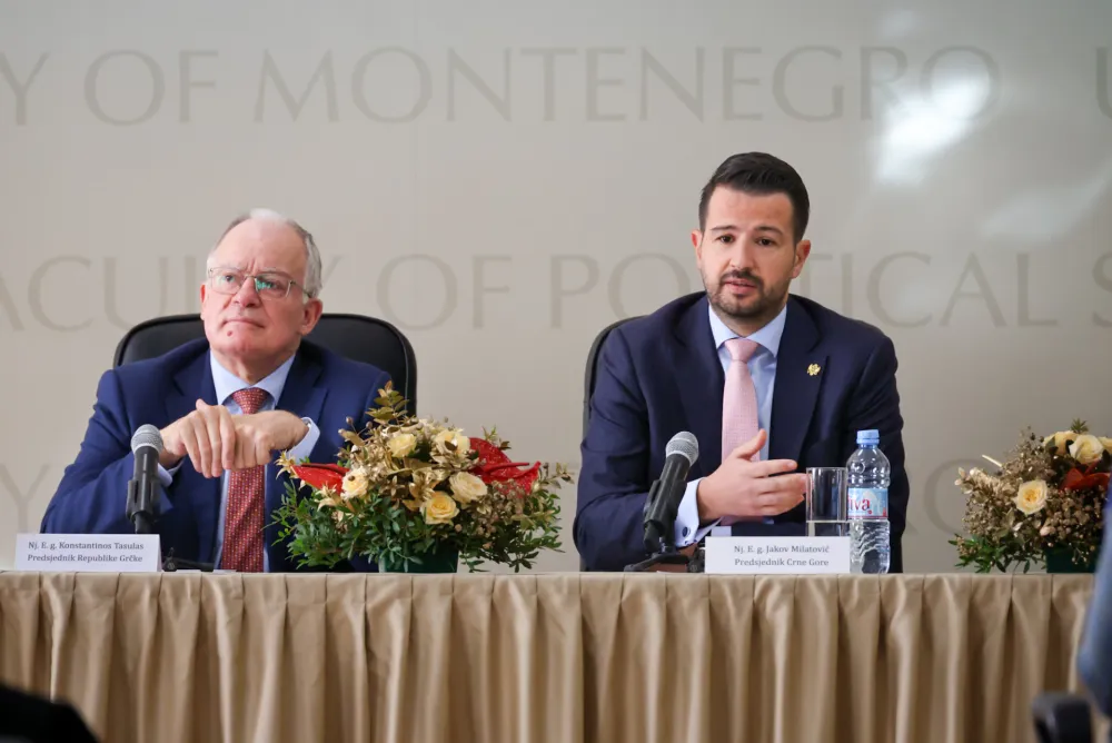 Predavanje predsjednika Grčke i Milatovića: Crna Gora zavr&scaron;ava posao do 2028. godine