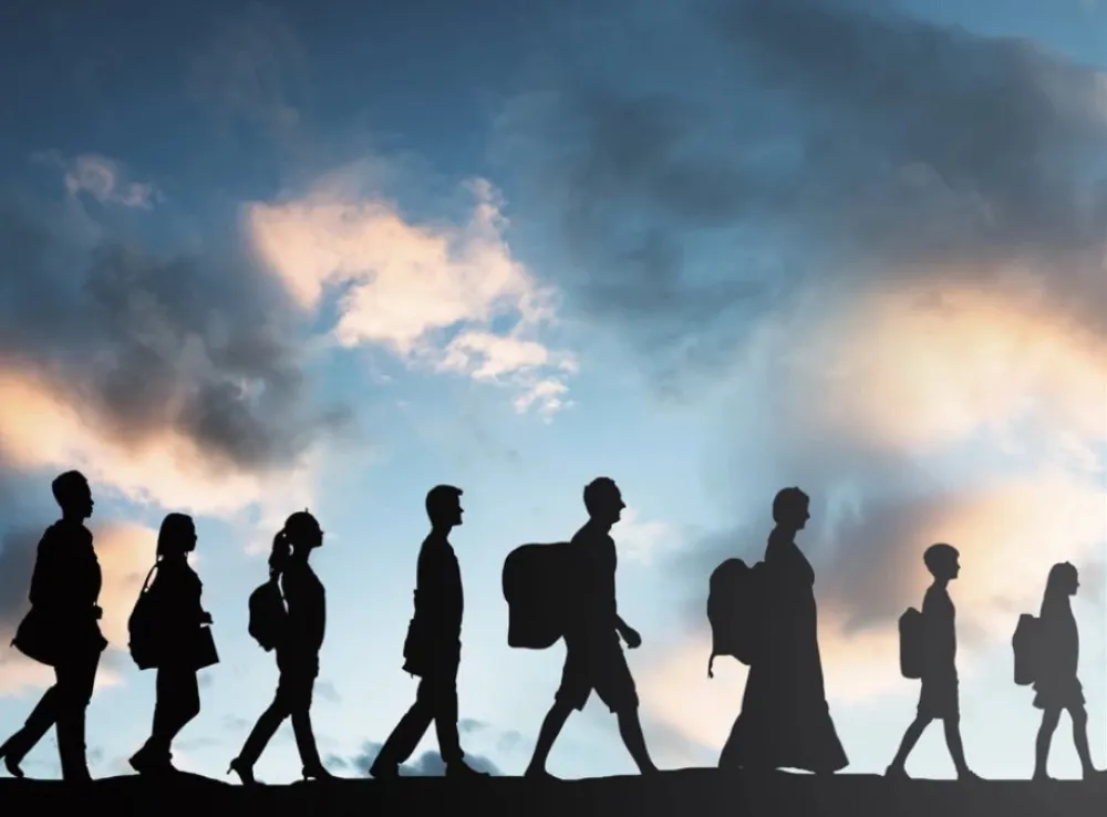 Migranti, ilustracija