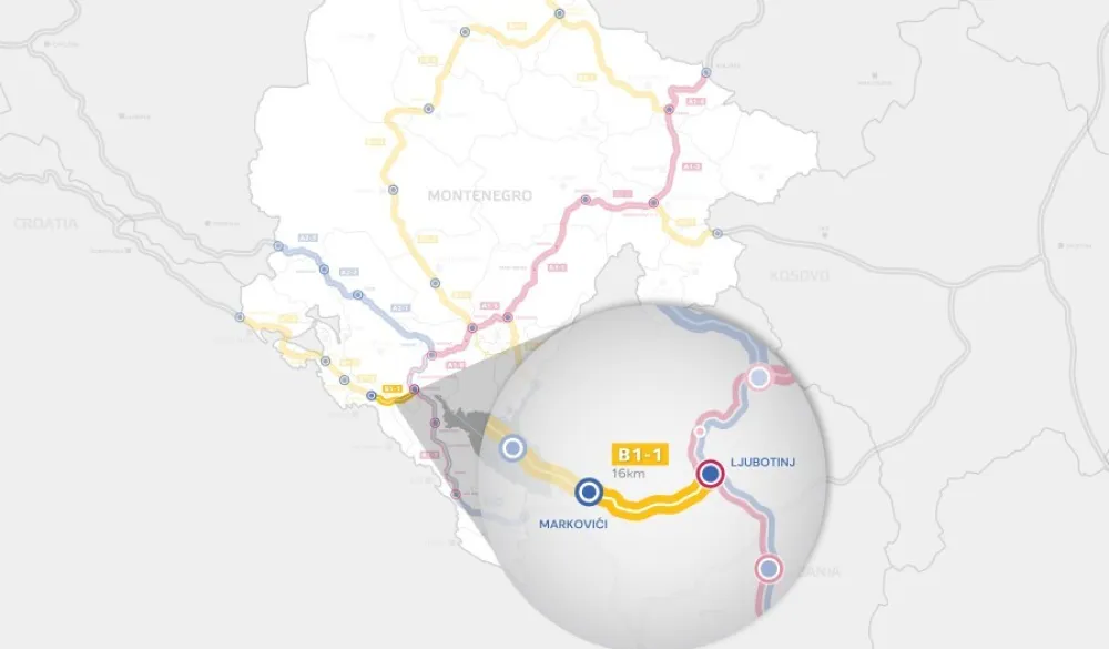 Za saobraćajnicu od budvanske obilaznice do auto-puta 1,7 miliona eura