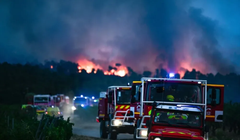 (FOTO/VIDEO) Veliki požar u Hrvatskoj,&nbsp;na terenu bilo vi&scaron;e od 60 vatrogasaca