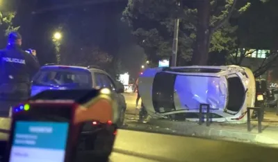 Udes u Podgorici, povrijeđena jedna osoba