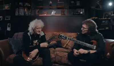 Brajan Mej poklonio Toniju Ajomiju jedinstvenu gitaru