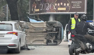 Udes u Podgorici, tri osobe povrijeđene