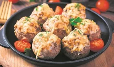 Punjeni &scaron;ampinjoni iz rerne