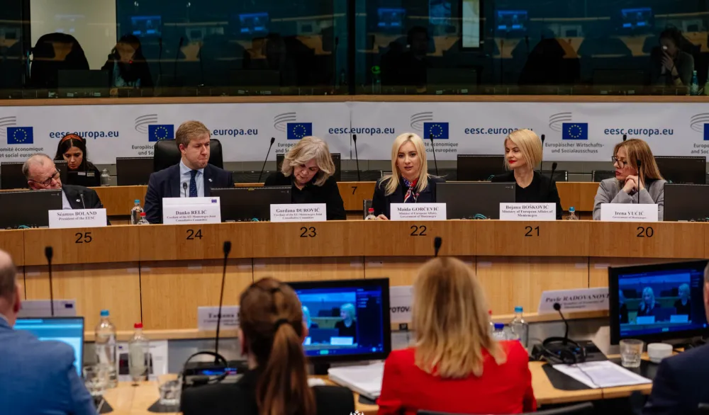 Gorčević u Briselu: Evropska budućnost Crne Gore na dohvat ruke