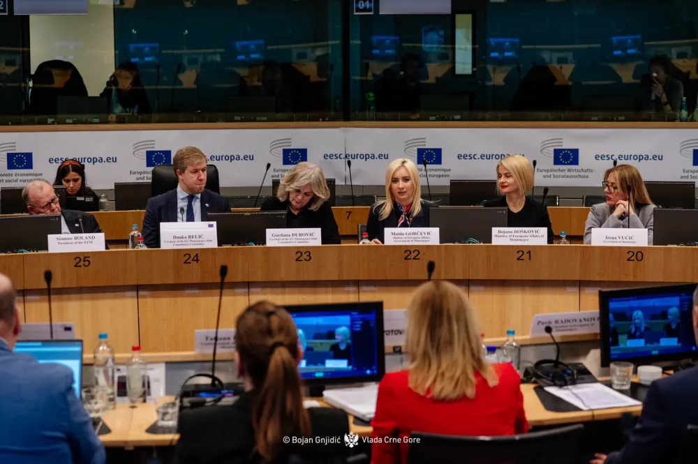 Gorčević u Briselu: Evropska budućnost Crne Gore na dohvat ruke