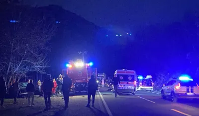 Udes na putu Cetinje Podgorica