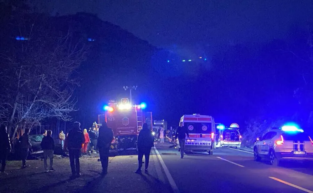 Udes na putu Cetinje Podgorica