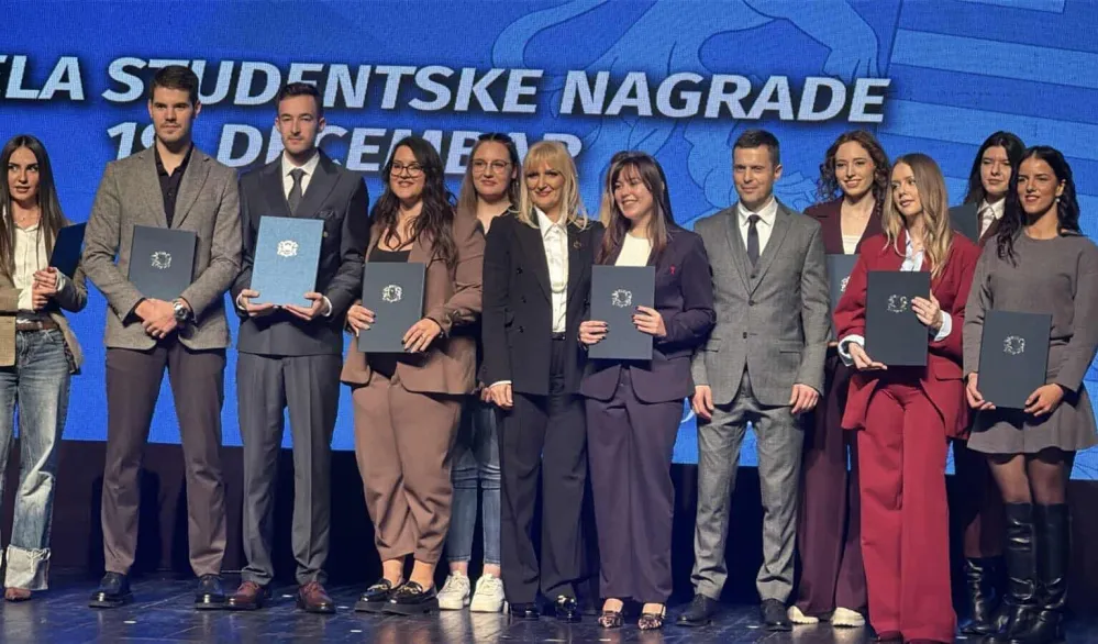 Borovinić Bojović nagrađenim studentima: Imate potencijal da mijenjate Podgoricu, ali i Crnu Goru