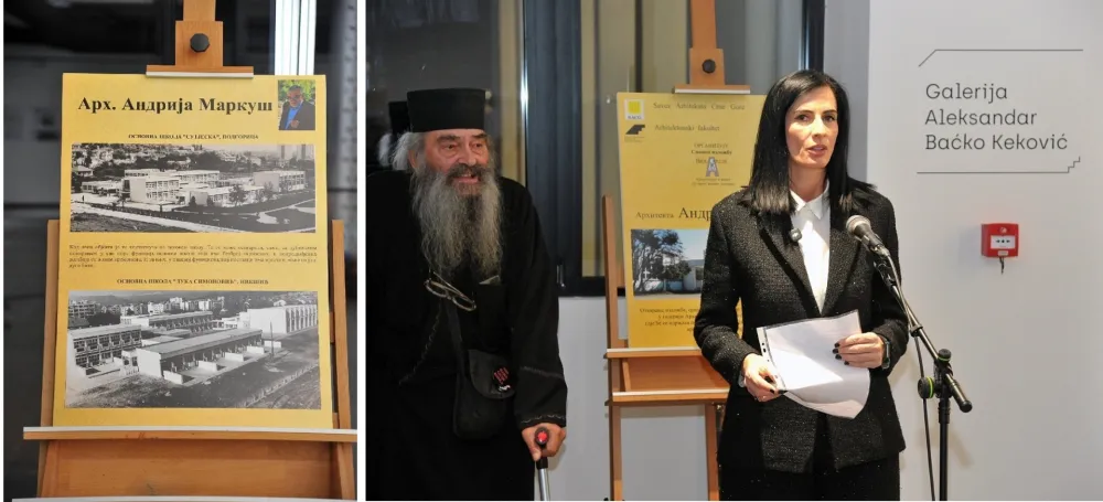 Otvaranje izložbe posvećene Andriji Marku&scaron;u: inok Simeon i dekanka Perović