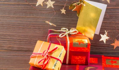 Novogodi&scaron;nji pokloni, ilustracija