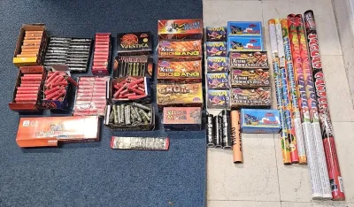 U Podgorici i Danilovgradu oduzeto preko 15.000 pirotehničkih sredstava, prijava protiv jedne osobe