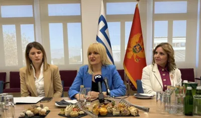 Borovinić Bojović sa saradnicama 