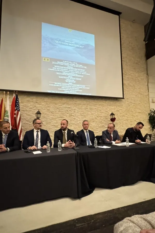 &Scaron;ehović i Zirojević u Njujorku: Crna Gora doživljava institucionalno, kulturno i civilizacijsko posrnuće