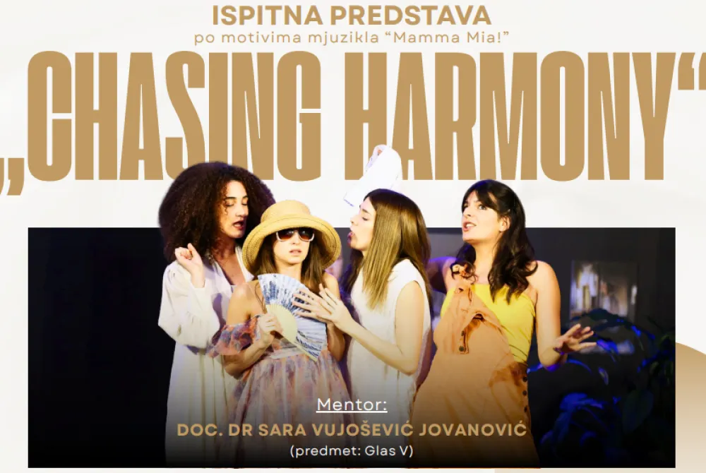 Plakat za predstavu Chasing Harmony 