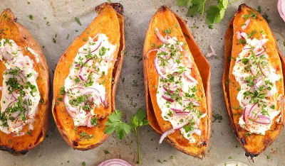 Pripremite batat punjen sirom