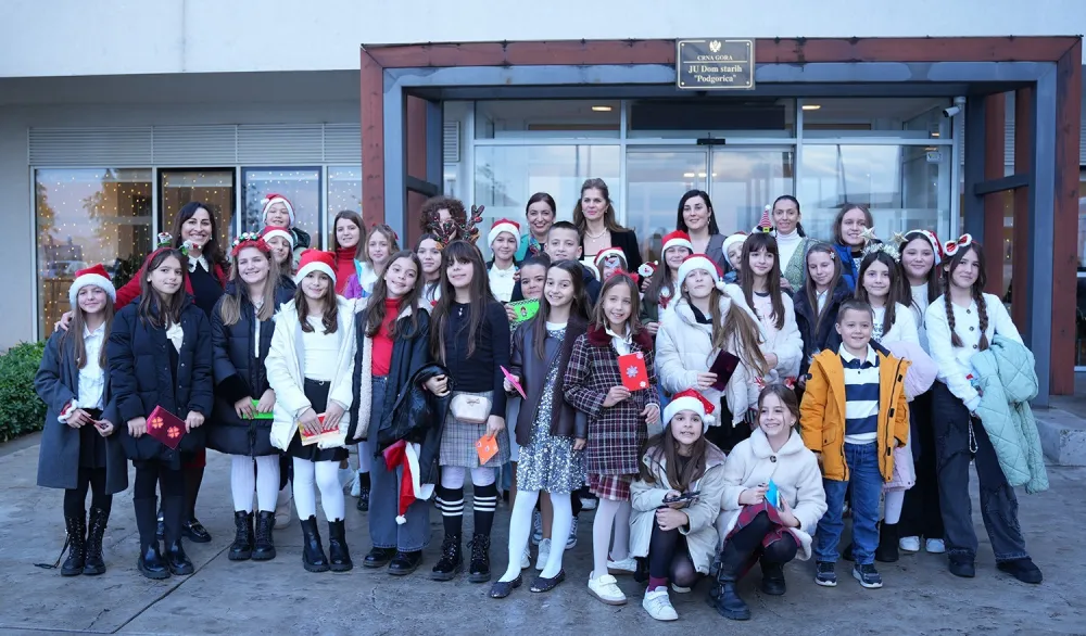 MPNI i đaci O&Scaron; Pavle Rovinski u posjeti DOmu starih u Podgorici