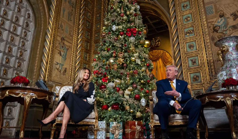 Malanija i donald Tramp, NORAD