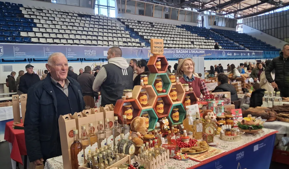 Sajam lokalnih proizvoda na evropski način&nbsp;u Sportskom centru u Nik&scaron;iću