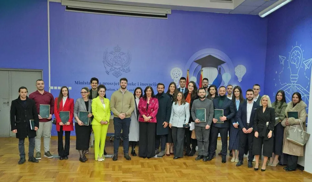 Milion eura za dobitnike stipendija izvrsnosti za doktorska istraživanja u Crnoj Gori