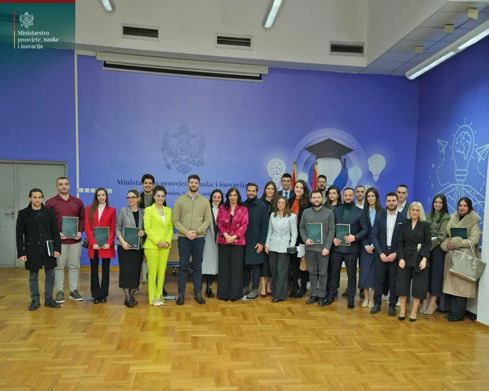 Milion eura za dobitnike stipendija izvrsnosti za doktorska istraživanja u Crnoj Gori