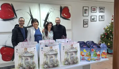 Fondacija Mentorium obradovala 345 mali&scaron;ana poklon paketićima