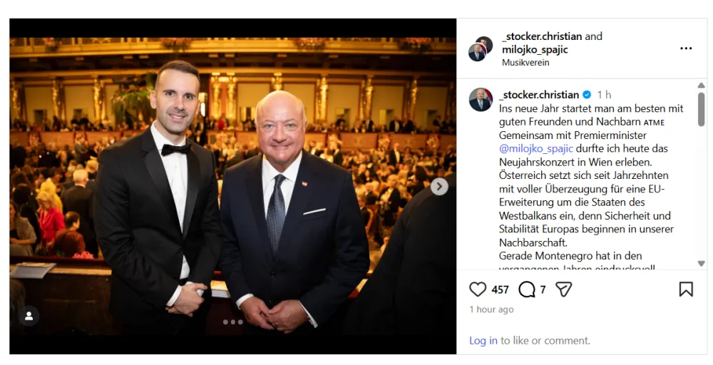 Kancelar &Scaron;toker: Spajićeve reforme zaslužuju priznanje Evropske unije