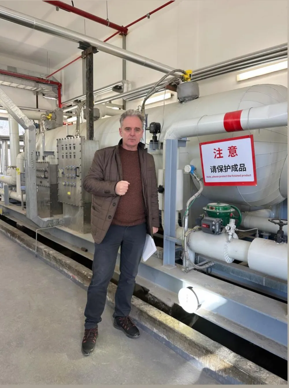 Zdravko Draga&scaron; prvi dan Nove godine u TE "Pljevlja"